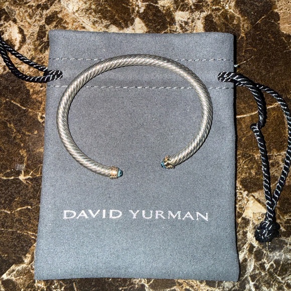 David Yurman Classic Cable Bracelet - Blue Topaz - Picture 5 of 8